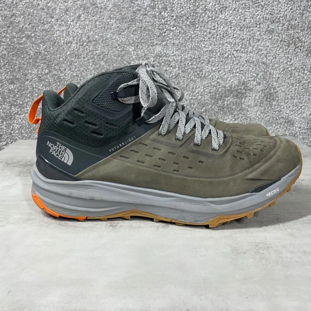 North Face Hiking Boots Mens 12 Vectiv Exploris 2 Mid Futurelight Leather